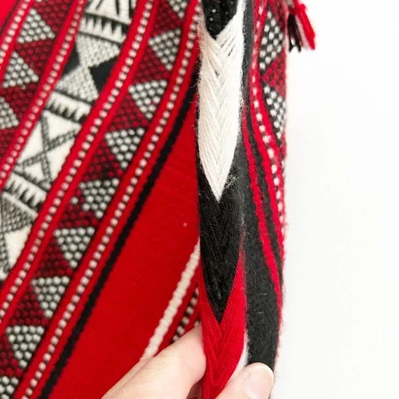 Set 2 Southwestern Aztec Wool ? Indian Blanket Throw Pillow Sham Cover 27x18